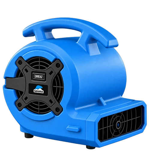 High-velocity air mover used for structural drying