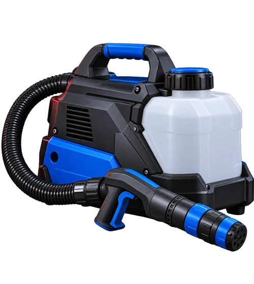 Professional disinfectant sprayer used for sewage cleanup