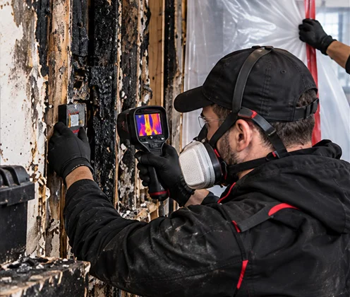 Fire damage assessment and emergency stabilization