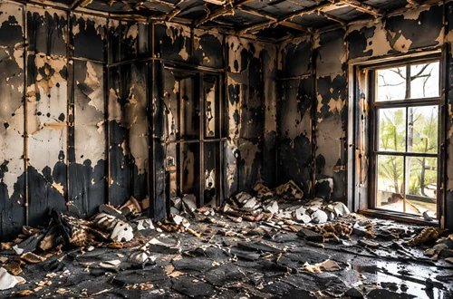 Fire damage restoration