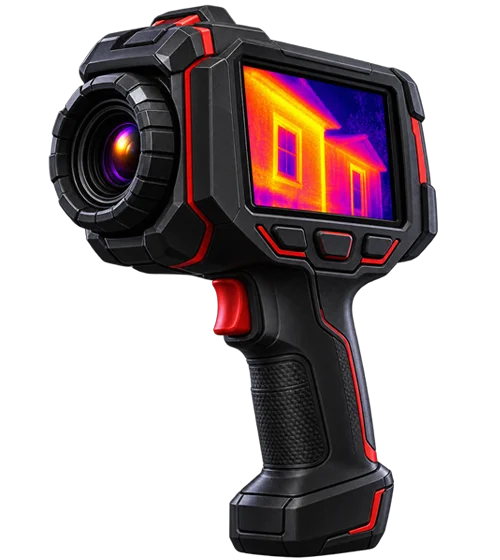 Thermal imaging camera used for fire damage restoration