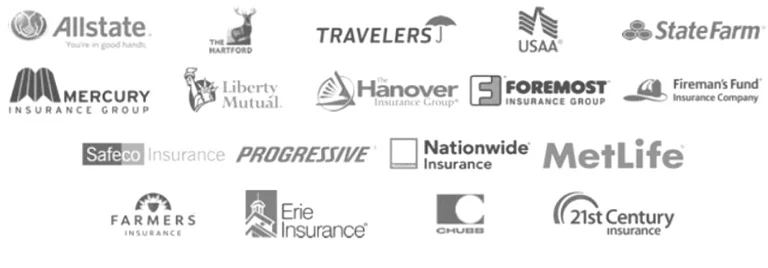 Insurance companies we work with