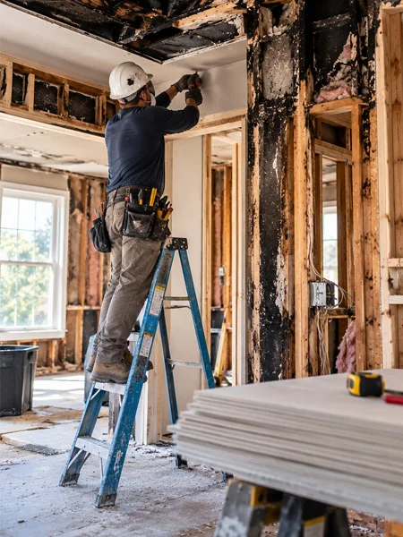 Repairs and reconstruction after fire damage