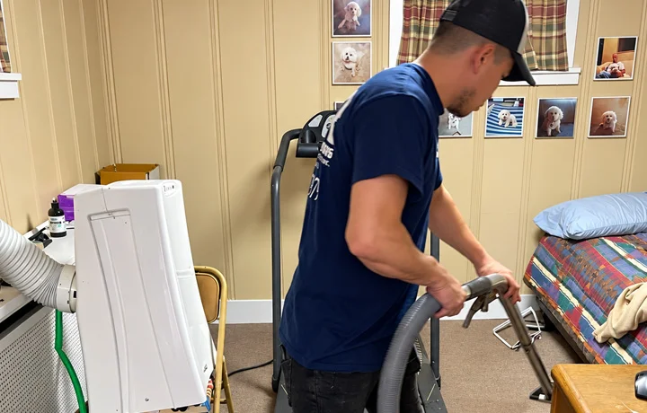 Residential water damage restoration